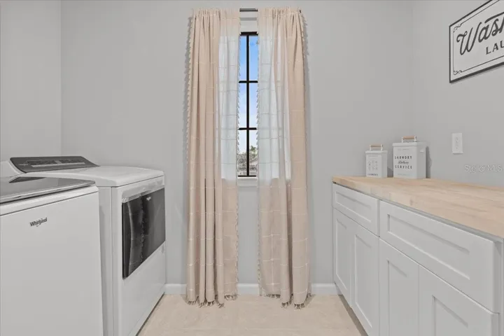Laundry Room/Has closet and Custom Folding Space