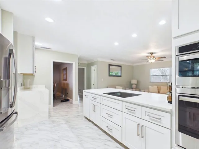 Open Kitchen with eat-in island