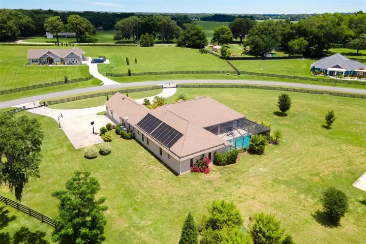 Aerial of Back of Property