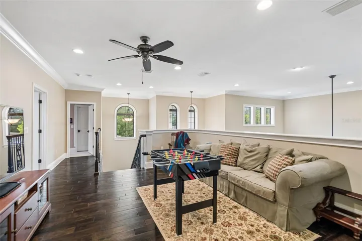 Upstairs loft area