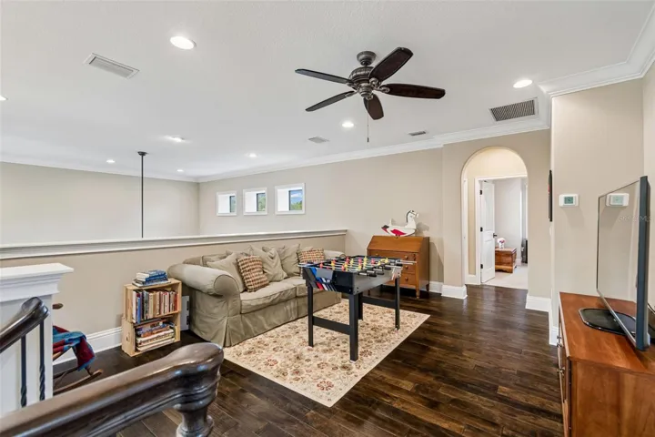 Upstairs loft area