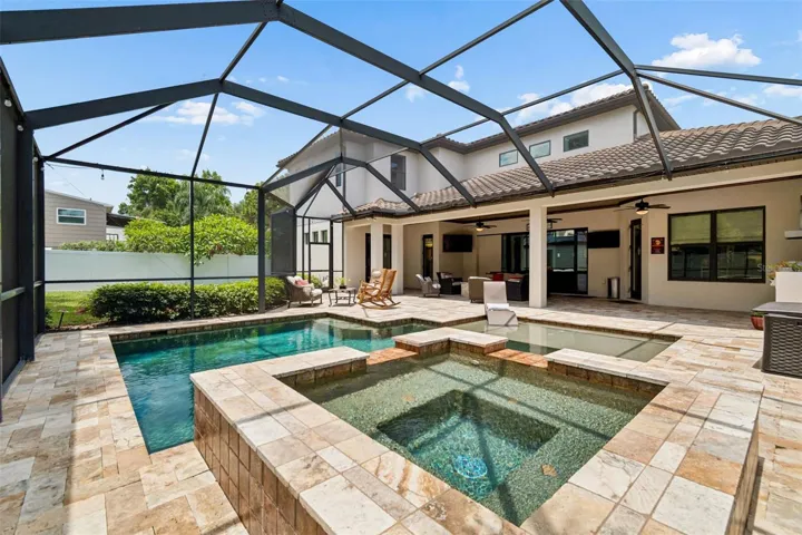 Gas heated spa