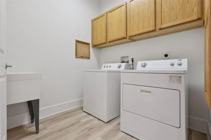 Laundry room off Living Room/Foyer