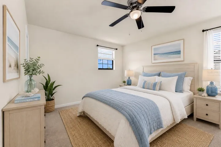 Virtually Staged 4th Bedroom