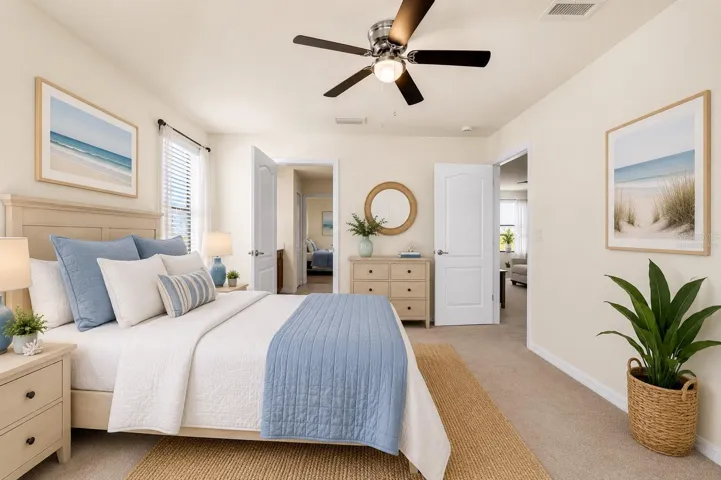 Virtually Staged 4th Bedroom