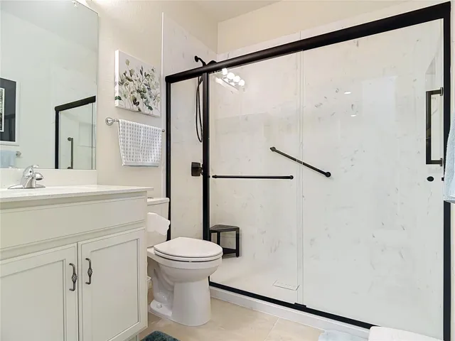 Guest Bathroom with New Mildew Resistant Shower