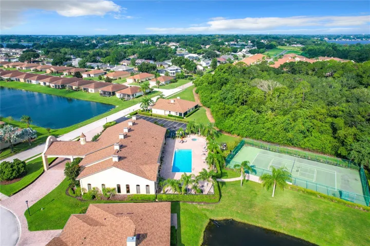Community View, Clubhouse, Pool and Tennis Courts