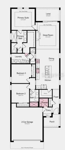Additional Highlights Include: tray ceilings, shower in place of tub/shower combo at Bath 2, and 8' interior doors