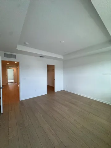Primary bedroom suite with tray ceiling!
