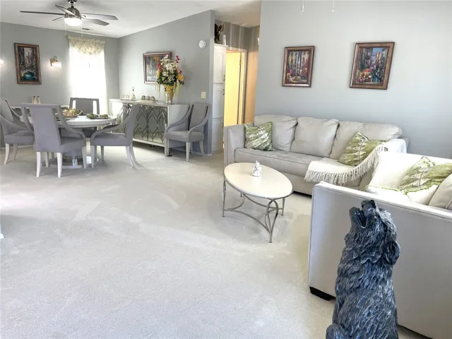 Entering the main living area of the home from the front door