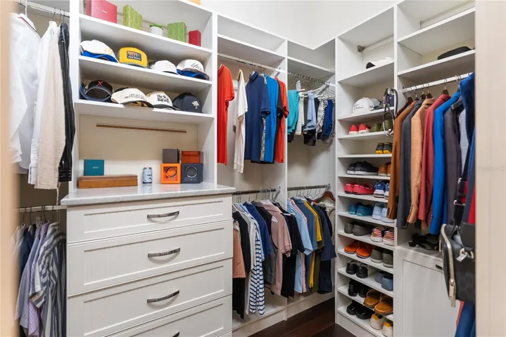 Dual Walk-in Closets in the Primary Bedroom