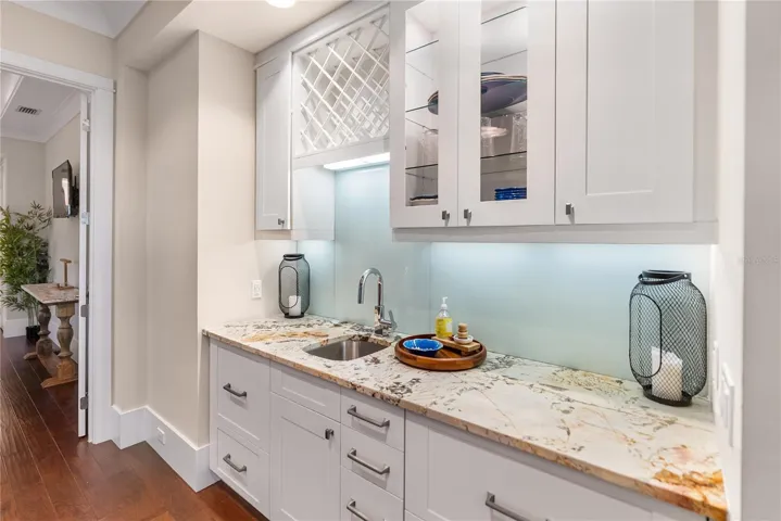 Kitchenette in the Casita