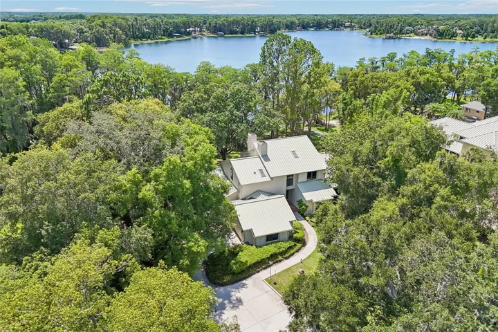 Aerial on Lake Alice