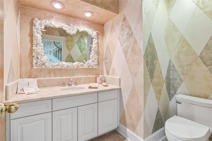 Downstair half bath