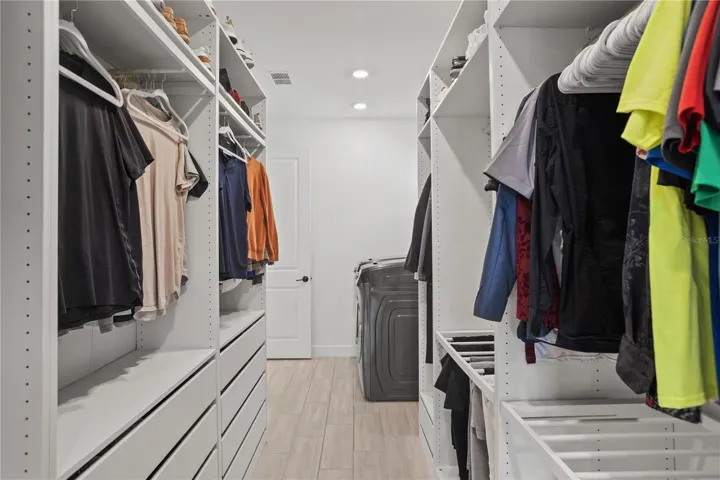 Primary Bedroom Walk in Closet