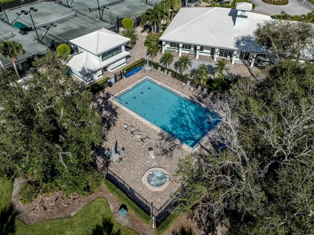 The Waterford community includes a junior sized olympic heated swimming pool and spa