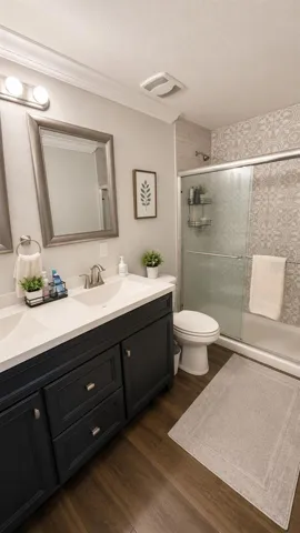Bathroom 2        “virtually staged”