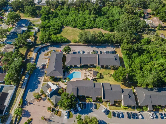 Aerial of north pool
