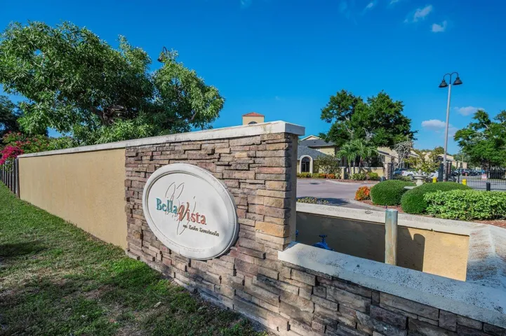 North gated entrance