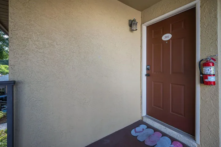 Private covered entrance