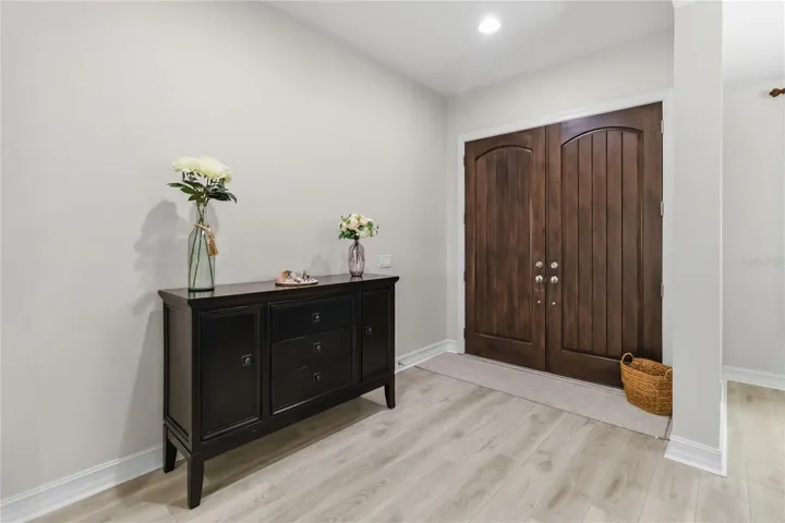 Entry and foyer