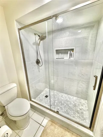 Guest bedroom -newly renovated with walk in shower