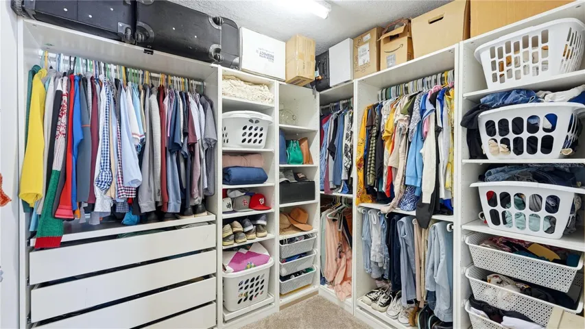 Primary bedroom w Custom Closet