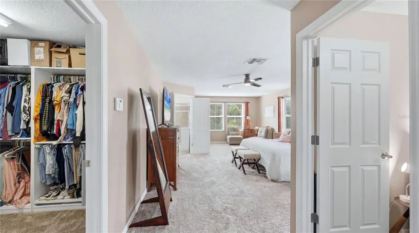 Primary walk-in closet &amp; Office
