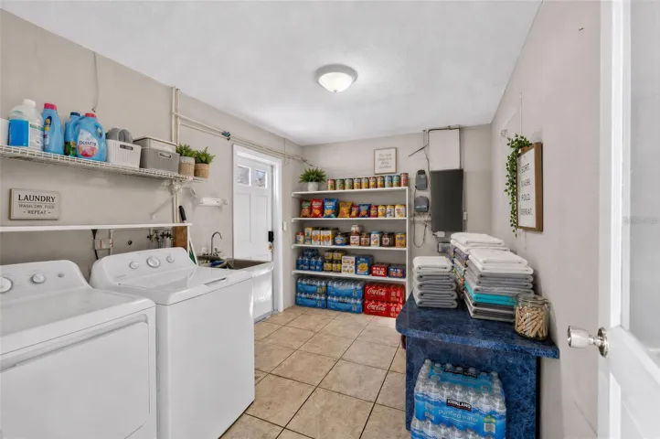 inside laundry
