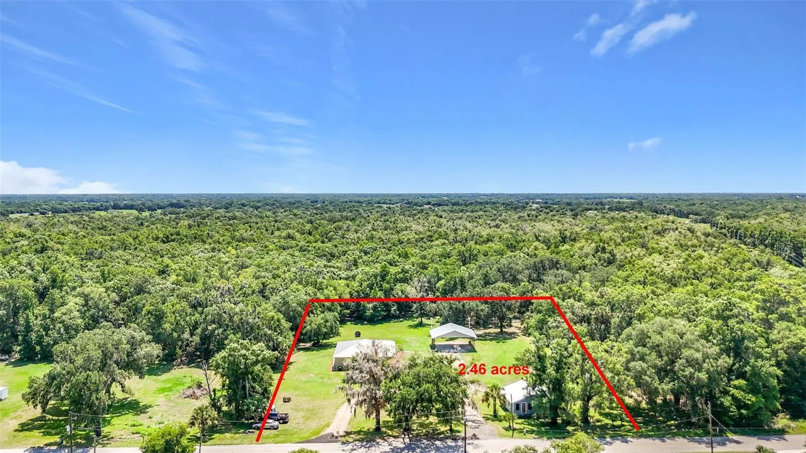 2.46 acres on 2 lots