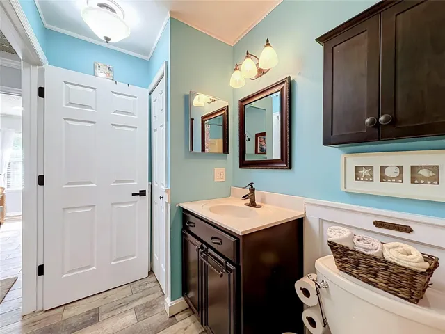 Hall bath