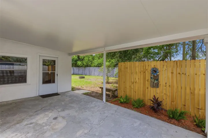 Insulated Covered patio to keep it a little cooler while relaxing outdoors