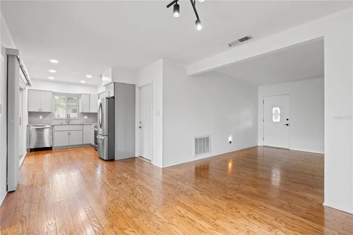 Dining and kitchen