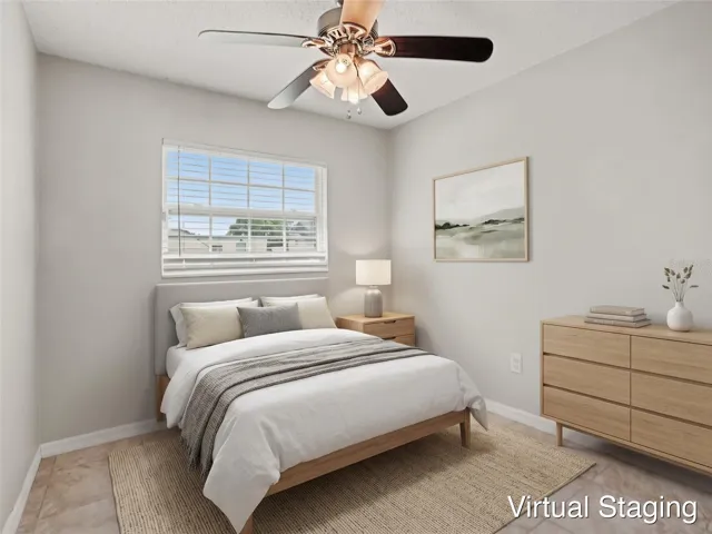 Virtually staged