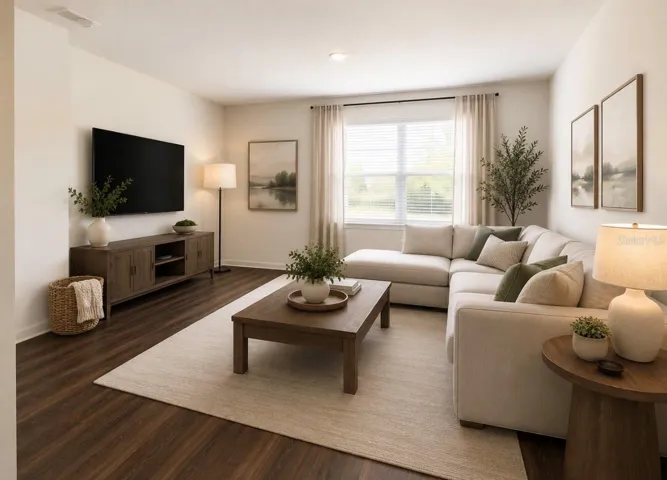 Staged Living Room