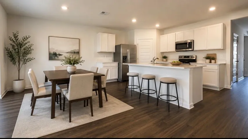 Staged Dinning Room