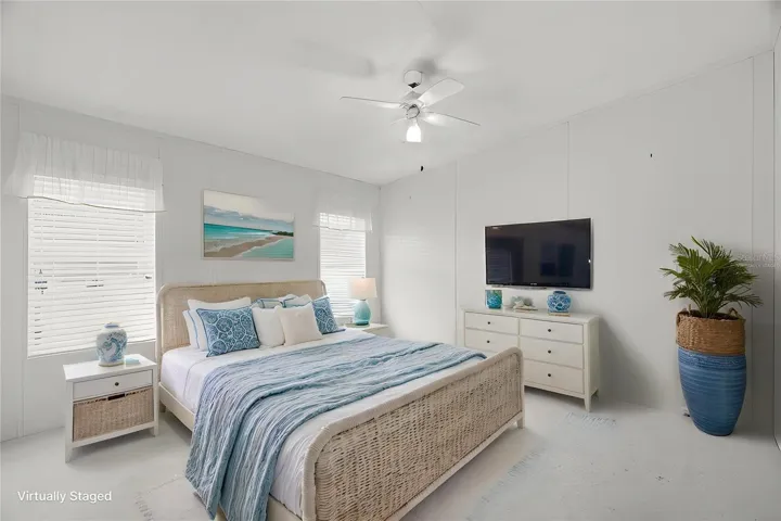 Guest bedroom-virtually staged