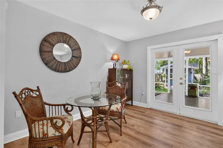 DINING AREA COULD ACCOMODATE LARGER TABLE