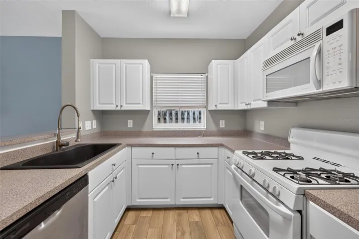 White cabinets