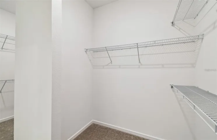 Primary dual walk-in closet