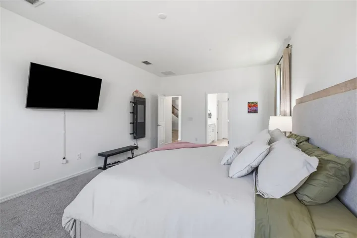 Primary bedroom showing ensuite bathroom