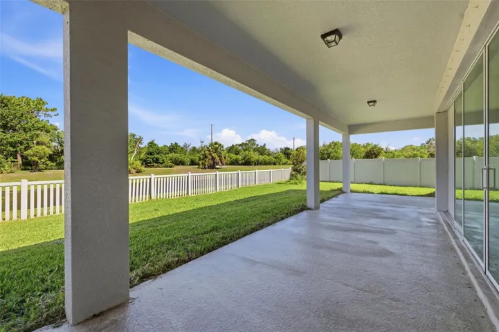 Covered patio