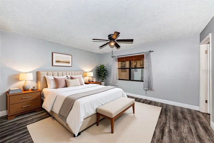 Primary Bedroom virtually Staged