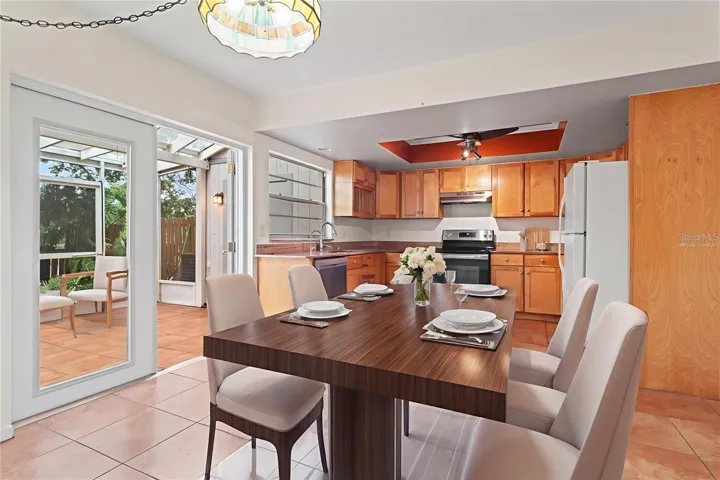 Virtually Staged Dining Room