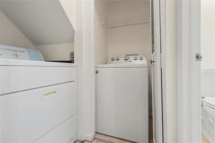Washer and dryer are included