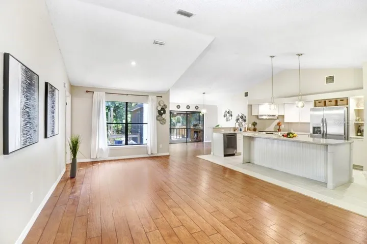view from family room