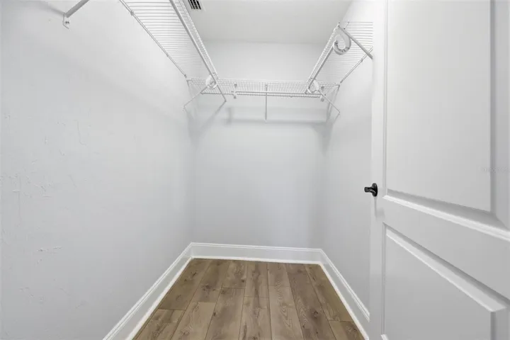 Primary closet
