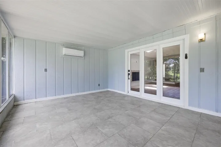 Heated and cooled Sunroom