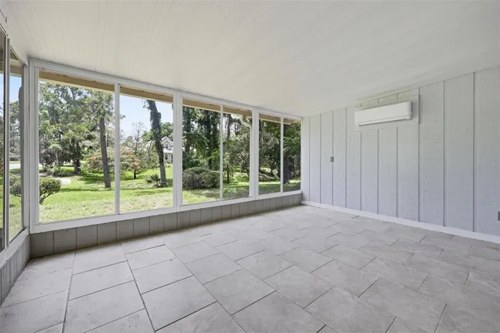 Heated and cooled Sunroom