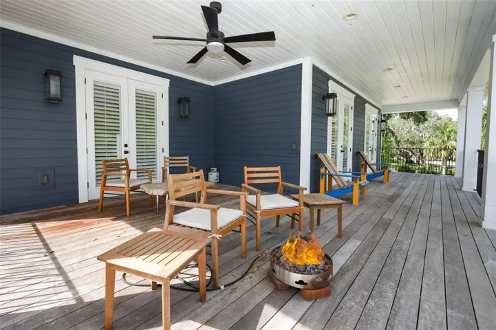 Triple set of French Doors lead out into the 19' X 44' balcony.  The views are spectacular from here!